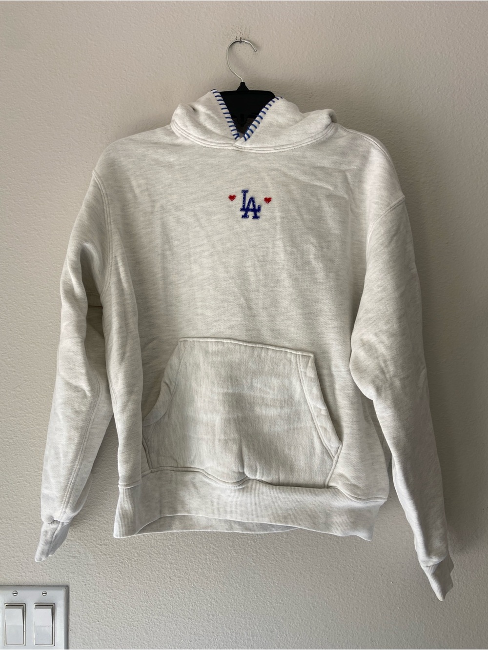 Madhappy x LA Dodgers heart Fleece Hoodie sz XS